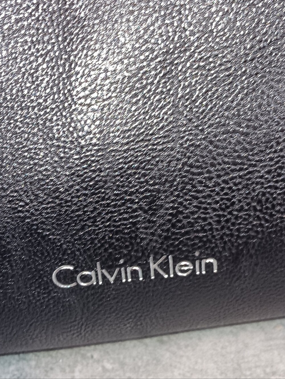 Calvin Klein Black Shoulder Tote with Double Strap Handles NWT - Picture 13 of 15